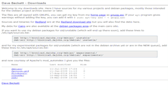 Desktop Screenshot of download.dajobe.org