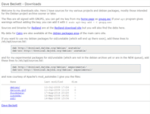 Tablet Screenshot of download.dajobe.org